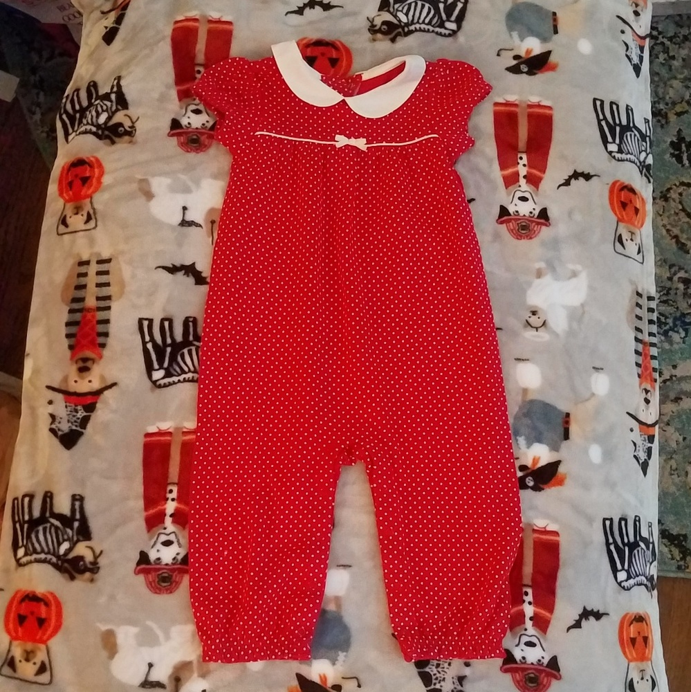 Gymboree 12 to 18 months red polka dot